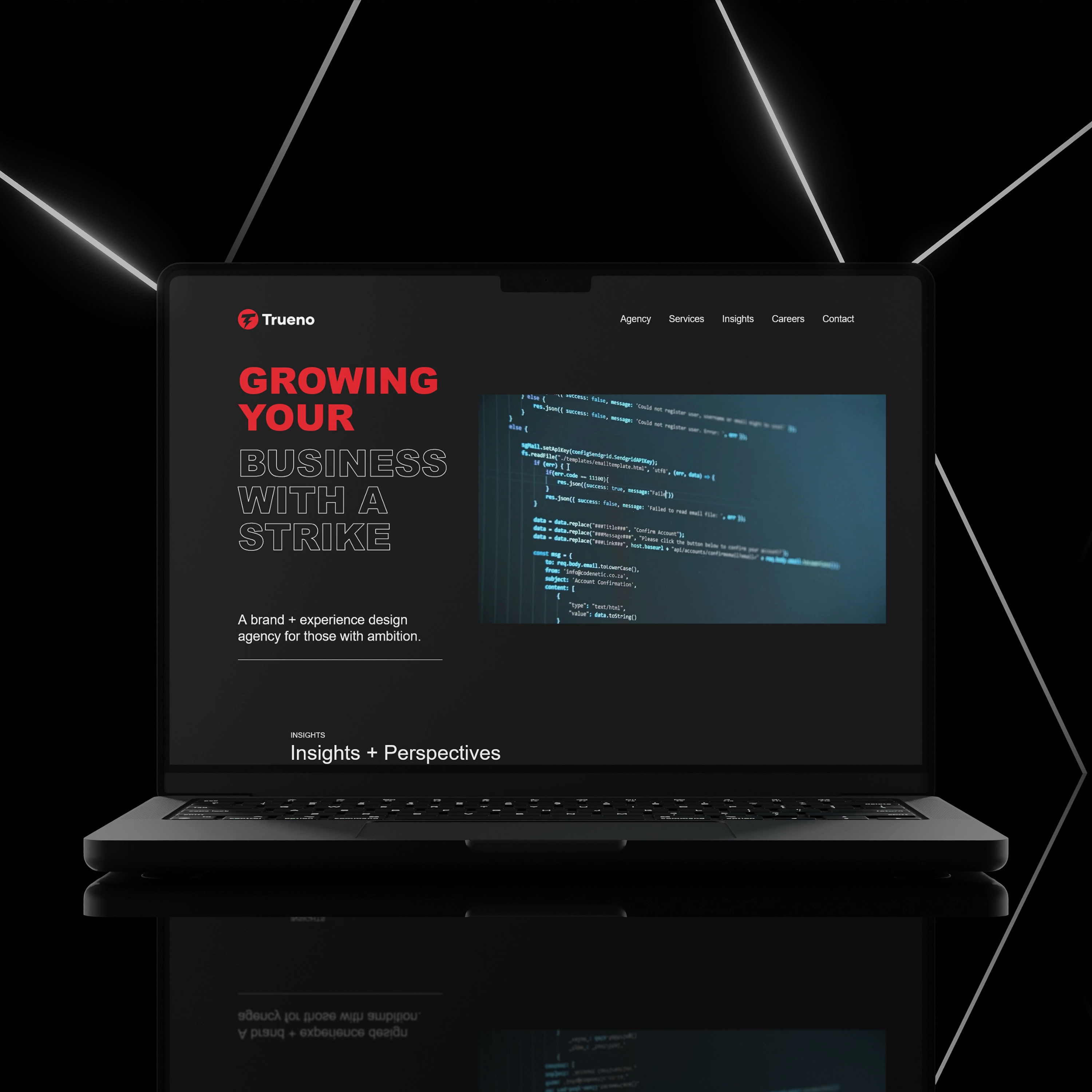 Trueno Website Design